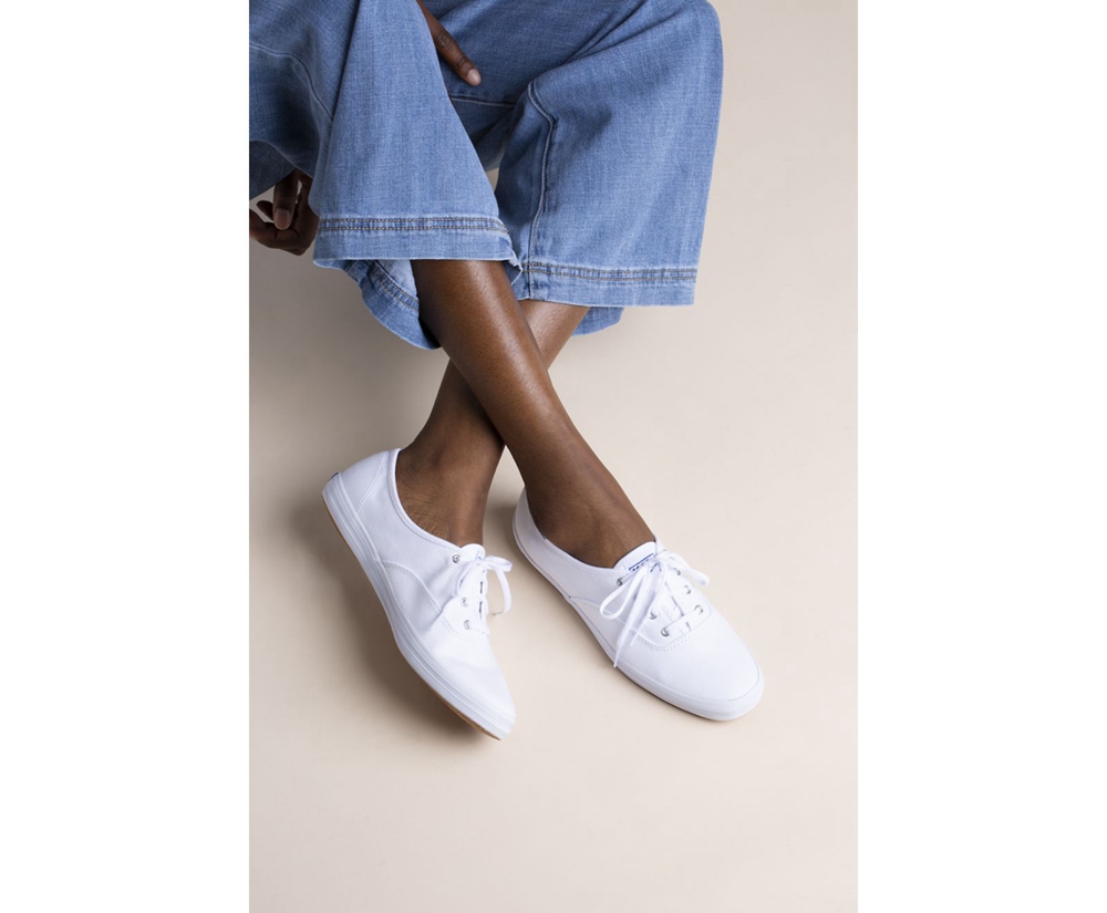 Tenis Keds Mujer Blancos - Champion Originals - 3074-WCZPG